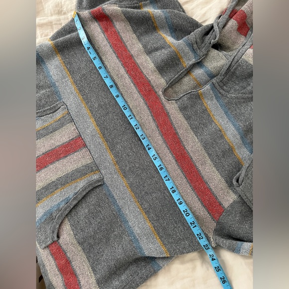 Pendleton Striped Hoodie Cotton Sweater - Picture 12 of 12